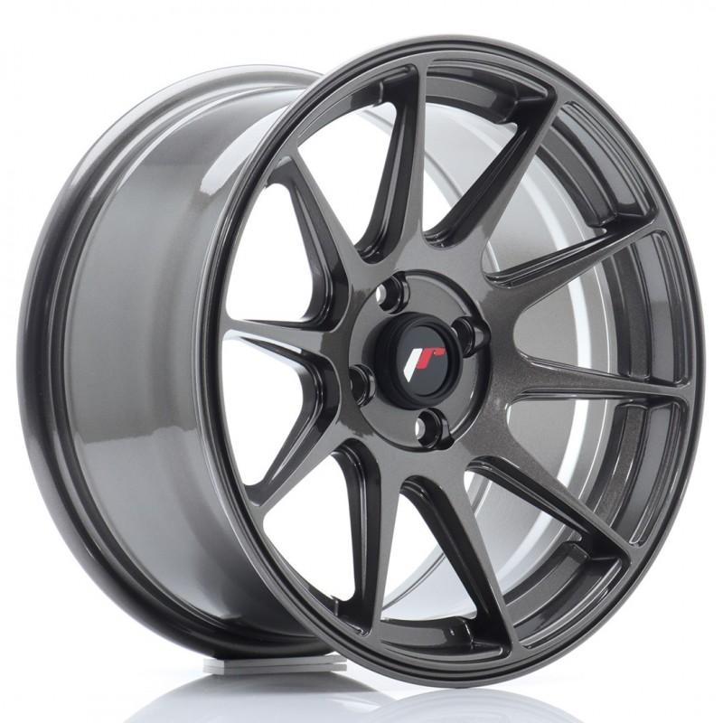 Llanta jr wheels jr11 16x8 et25 4x100 hyper gray