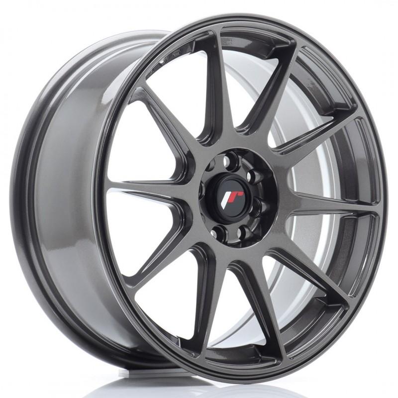 Llanta jr wheels jr11 17x7,25 et35 4x100/114,3 hyper gray