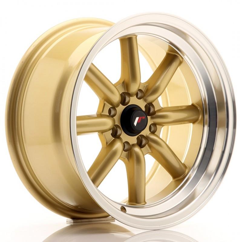 Llanta jr wheels jr19 16x8 et0 4x100/114 gold
