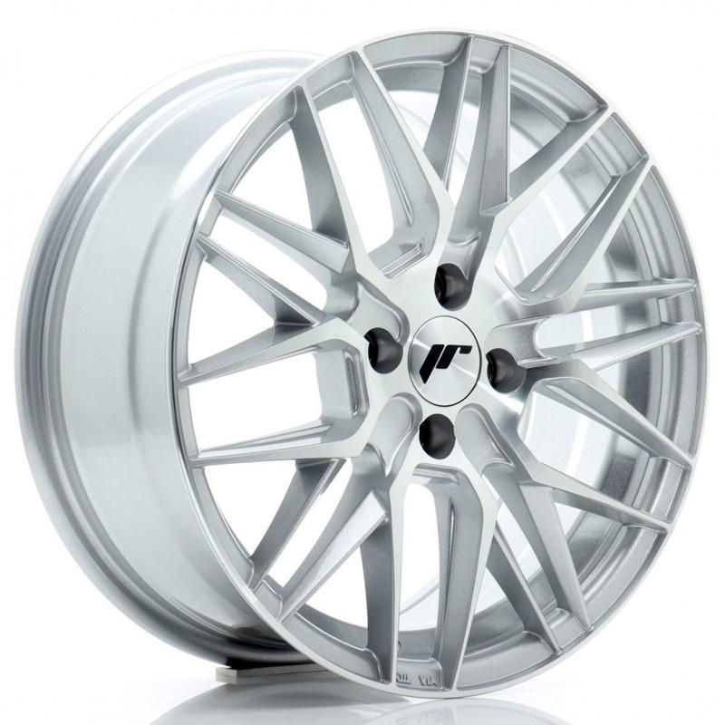 Llanta jr wheels jr28 16x7 et25 4x100 silver machined face