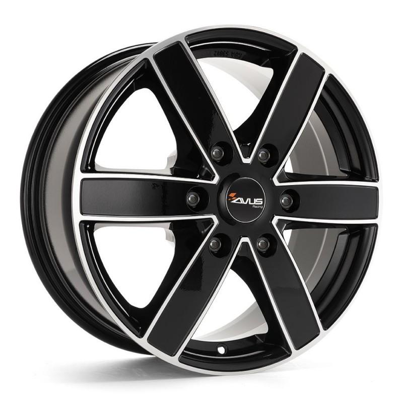Llanta avus ac-v61 7x17 6x130 et62 84.1 black
