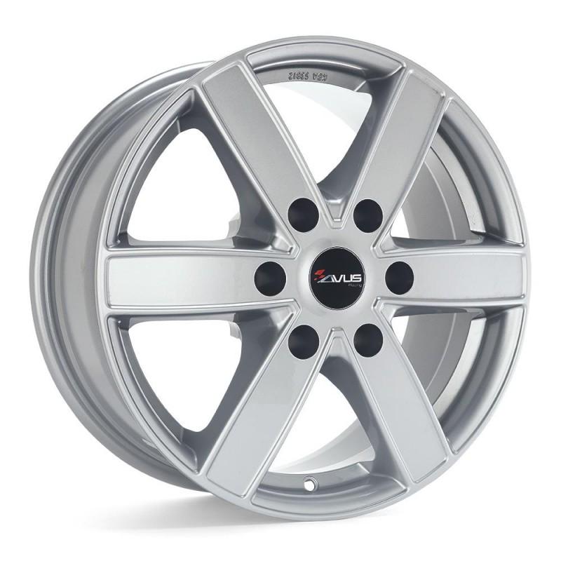 Llanta avus ac-v61 8x18 6x120 et52 74.5 hyper silver