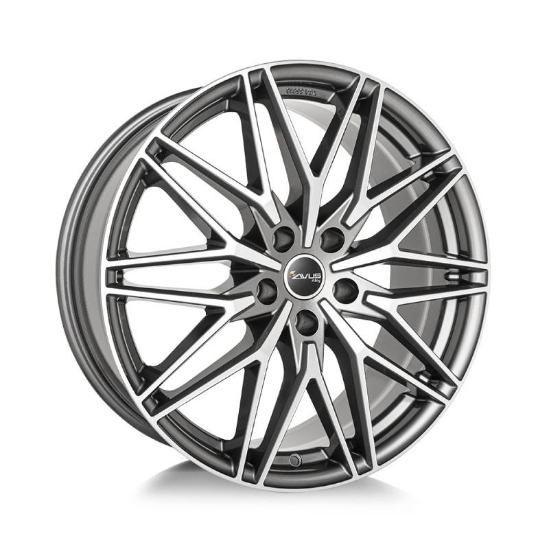 Llanta avus ac-mb6 8x19 5x112 et30 66.7 anthracite polished