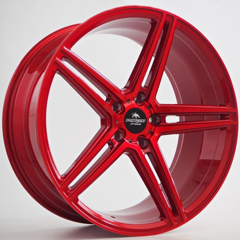 Llanta forzza bosan 8.5x19 5x112 et35 66.45 candy red