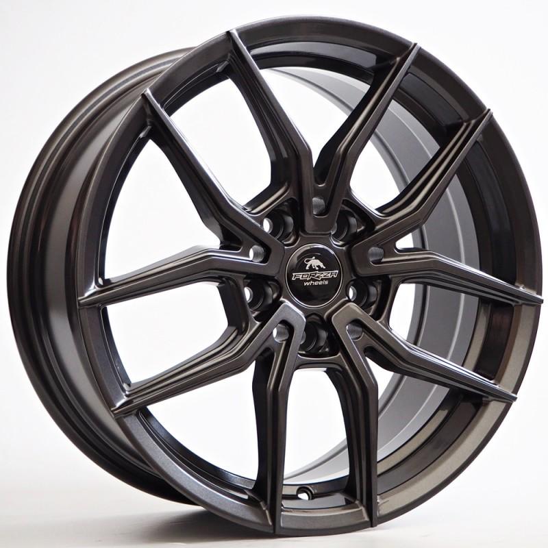 Llanta forzza orbit 7.5x17 5x100 et42 73.10 gunmetal