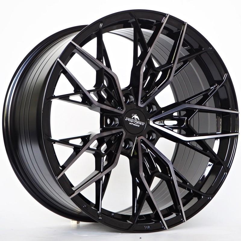 Llanta forzza spectrum 10.5x20 5x112 et38 66.45 bfm + black clear coat