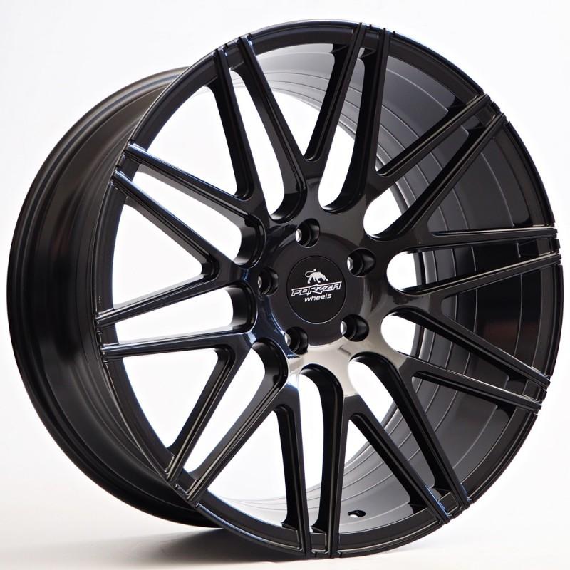Llanta forzza galaxy 9.5x19 5x112 et38 66.45 black magic