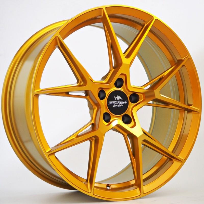 Llanta forzza oregon 8x18 5x112 et42 66.45 golden amber