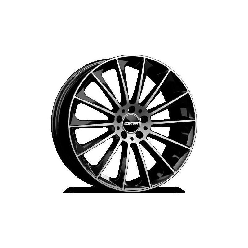 STELLAR 9.0X21 5X120 ET45 72.6 BLACK POLISHED