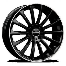 STELLAR 10X22 5X130 ET50 71.6 BLACK LIP POLISHED