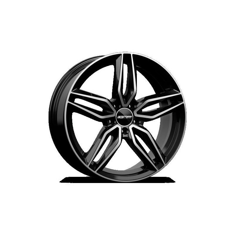 FASTEN 7.5X17 5X112 ET35 66.6 BLACK POLISHED