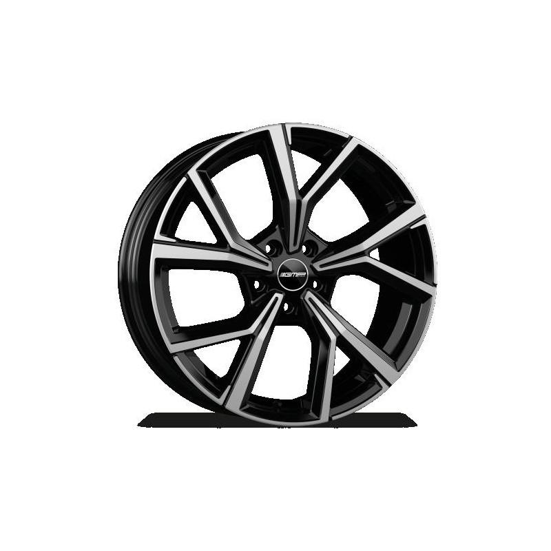 Llanta mentor 8x20 5x108 et44 73.1 black polished