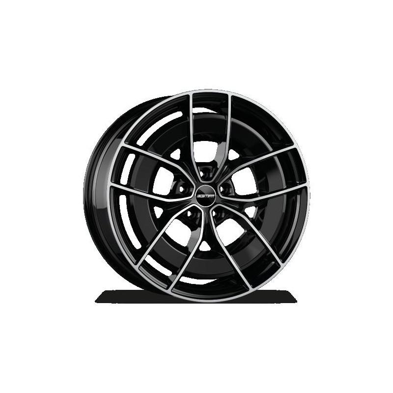 Llanta gmp energia 9.5x19 5x108 et44 63.4 black diamond