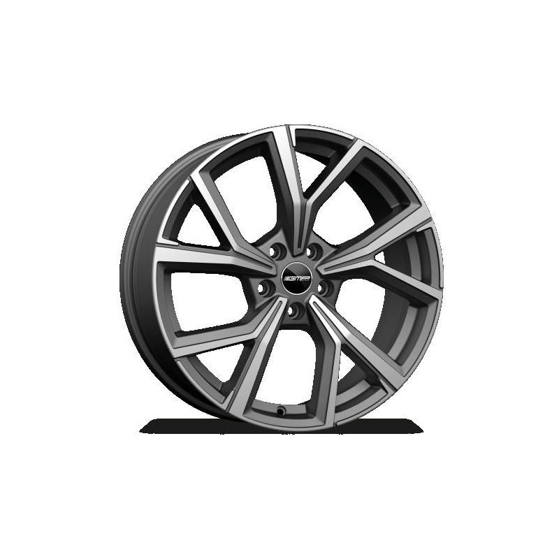 Llanta gmp mentor 7x17 5x114.3 et43,5 67.1 matt anthracite diamond