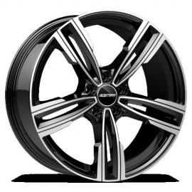 REVEN 7.5X17 5X120 ET37 72.6 BLACK POLISHED