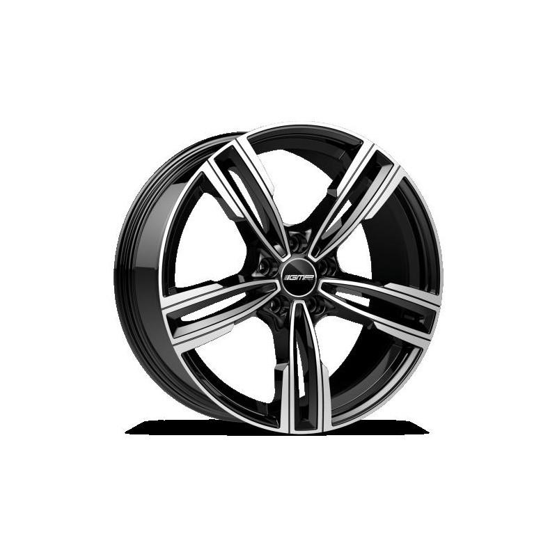 REVEN 7.5X17 5X120 ET43 72.6 BLACK POLISHED