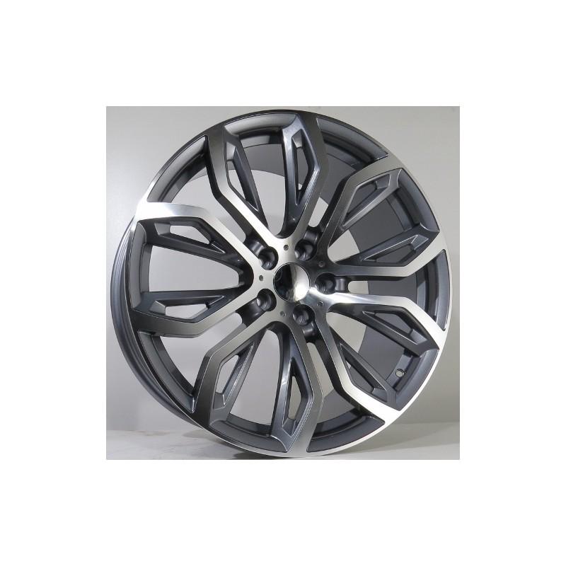 Llanta st wheels puaro 10x22 5x120 et40 74.10 grey face machined 