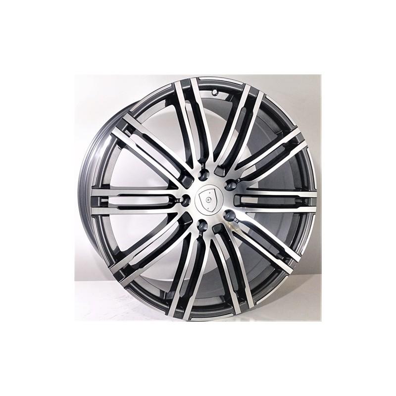 Llanta st wheels parma 10x22 5x130 et55 71.56 grey face machined 
