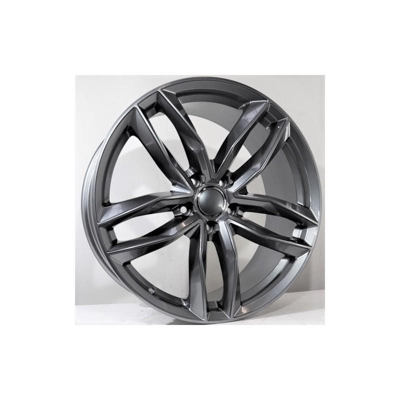 Llanta st wheels douglas 9.5x22 5x112 et35 66.46 dark grey
