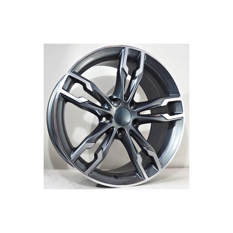 Llanta st wheels grip 9.5x20 5x120 et38 72.56 grey face machined