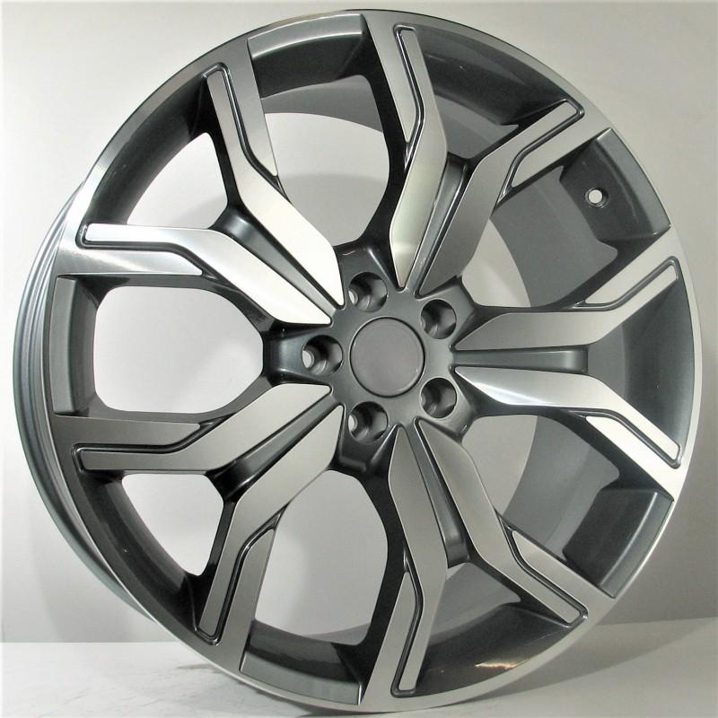 Llanta st wheels port 10x22 5x120 et45 72.56 grey face machined