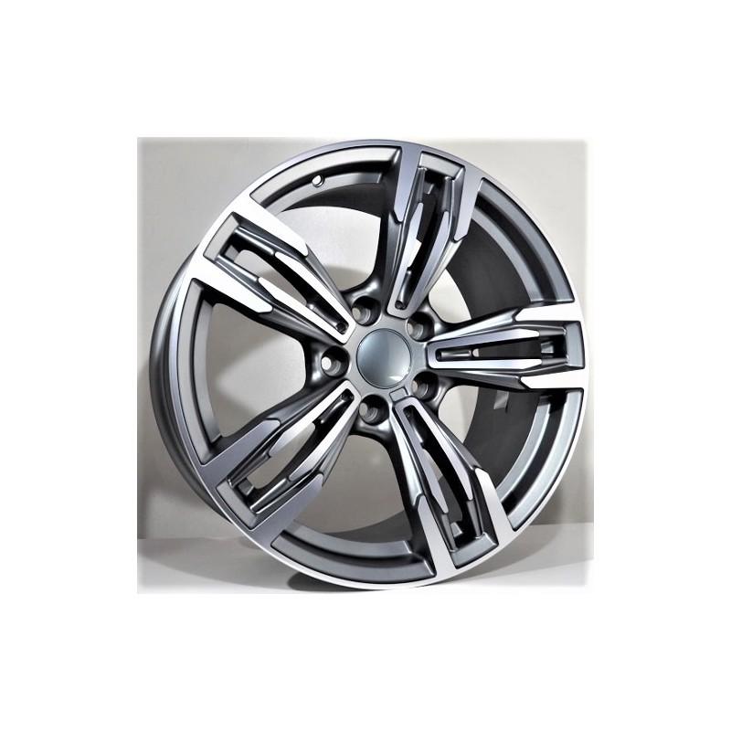 Llanta st wheels arcella 9x18 5x120 et37 72.50 grey matt face machined