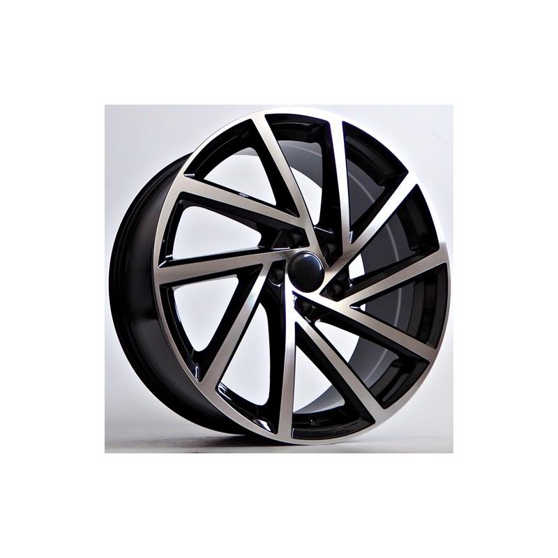 Llanta st wheels demo 8.5x19 5x112 et45 57.10 black face machined