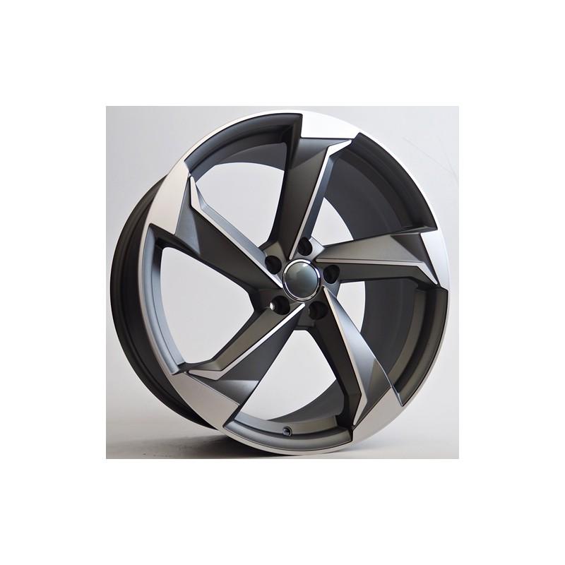 Llanta st wheels dart 9x20 5x112 et35 66.46 grey matt face machined