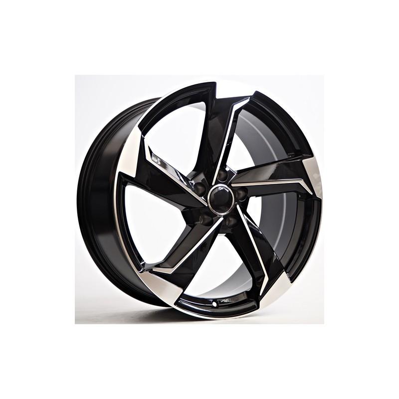 Llanta st wheels dart 9.5x21 5x112 et35 66.46 black face machined