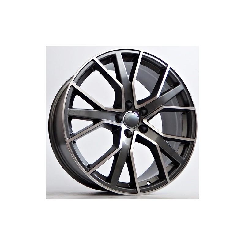 Llanta st wheels trend 9x20 5x0 et30 66.46 grey face machined