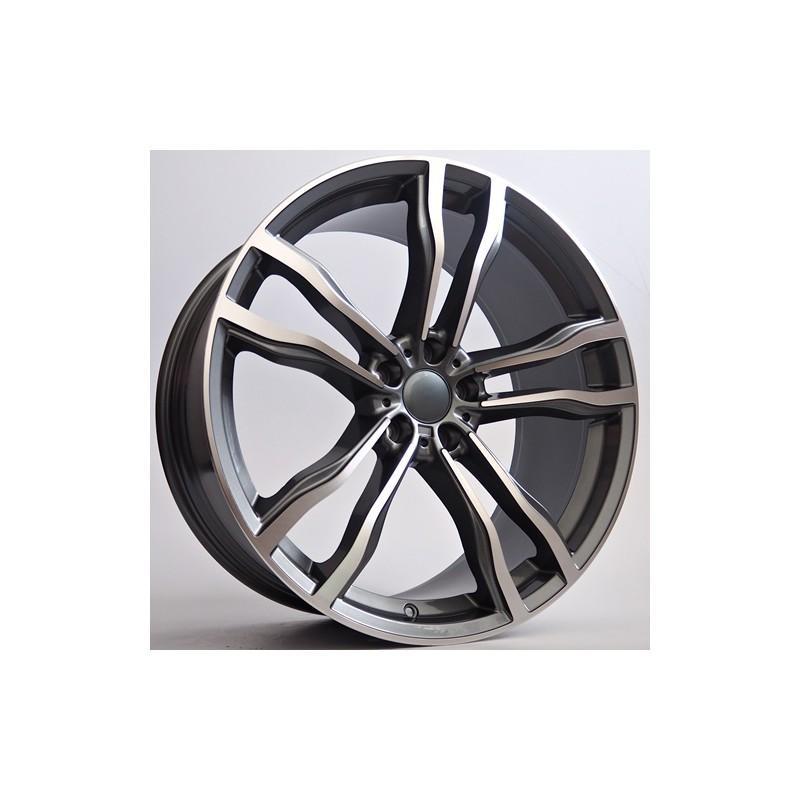 Llanta st wheels 10x22 5x112 et40 66.56 grey face machined