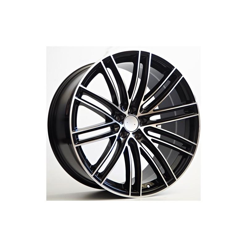 Llanta st wheels lumena 9.5x21 5x112 et27 66.46 black face machined