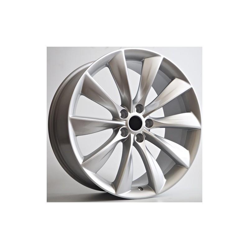 Llanta st wheels jack 8.5x21 5x120 et40 64.20 silver