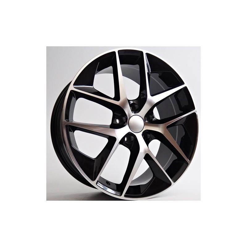 Llanta st wheels bounce 7.5x17 5x112 et45 57.10 black face machined