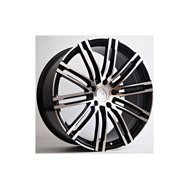 Llanta st wheels parma 9x20 5x130 et50 71.56 black face machined
