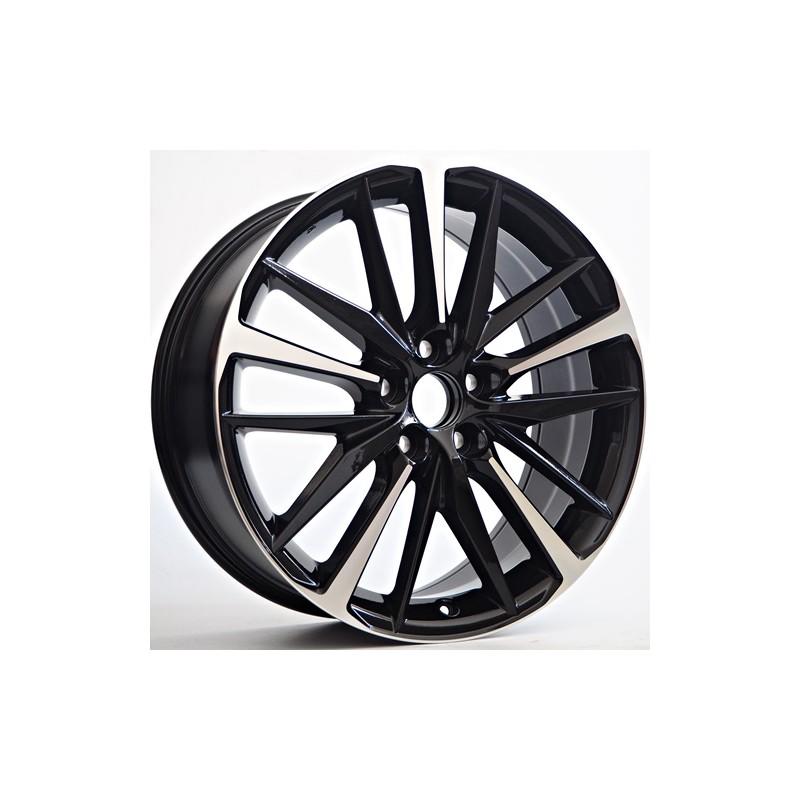 Llanta st wheels vega 8x19 5x114.30 et50 60.10 black face machined