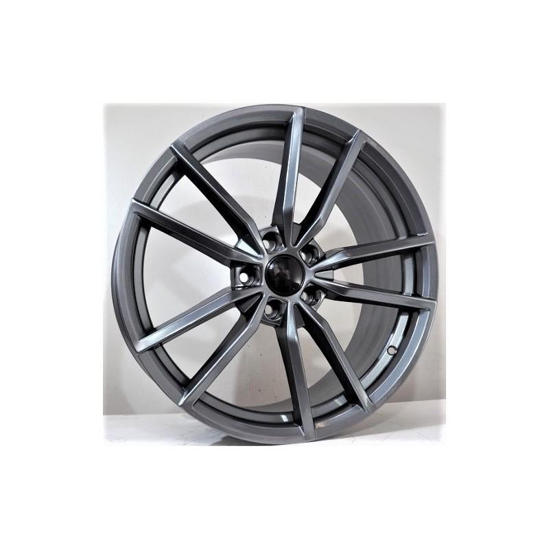 Llanta st wheels hogan 8x18 5x112 et45 57.10 dark grey