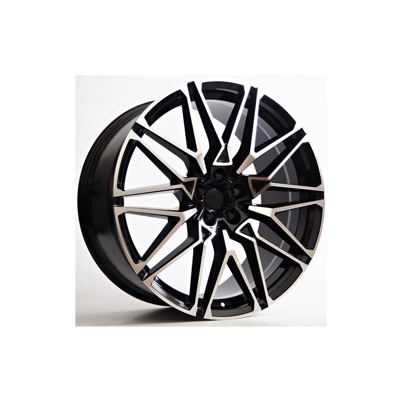 Llanta st wheels 10.5x22 5x112 et35 66.56 black face machined