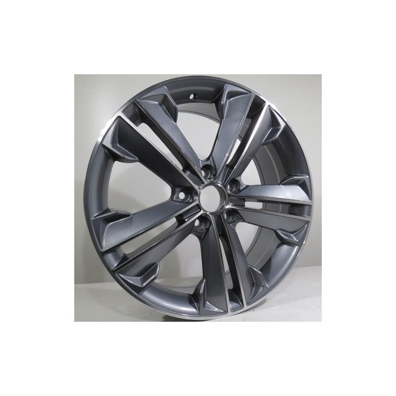 Llanta st wheels helga 7.5x18 5x114.30 et40 67.10 grey face machined 