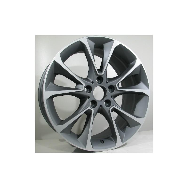 Llanta st wheels aspen 9x19 5x120 et48 74.10 grey matt face machined 