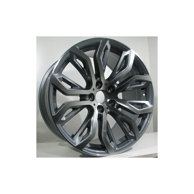 Llanta st wheels puaro 9.5x20 5x120 et40 74.10 grey face machined 