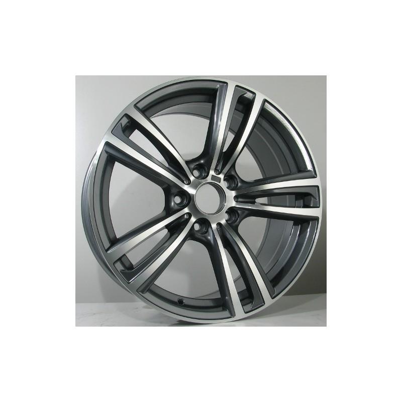 Llanta st wheels imperial 8x18 5x120 et35 72.56 grey face machined 