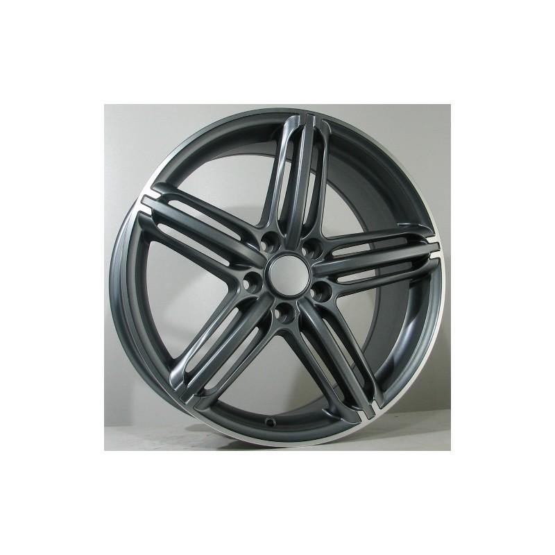 Llanta st wheels faro 8x18 5x112 et35 66.45 gun half matt/lip machined 