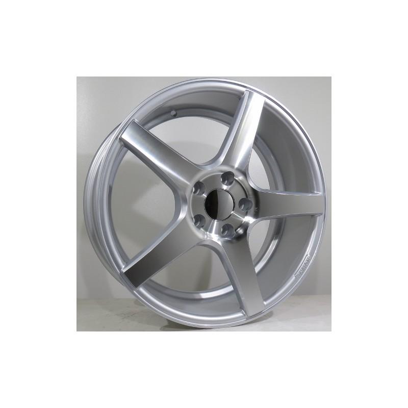 Llanta st wheels vuelta 8.5x19 5x112 et33 66.45 silver face machined 