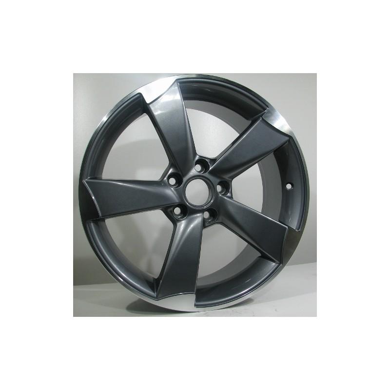 Llanta st wheels oman 8x18 5x112 et39 66.45 grey face machined 