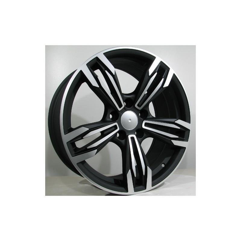 Llanta st wheels arcella 8.5x19 5x120 et33 72.55 black matt face machined