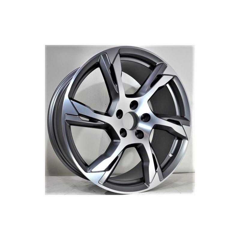 Llanta st wheels manco 9x21 5x108 et45 67.10 grey matt face machined