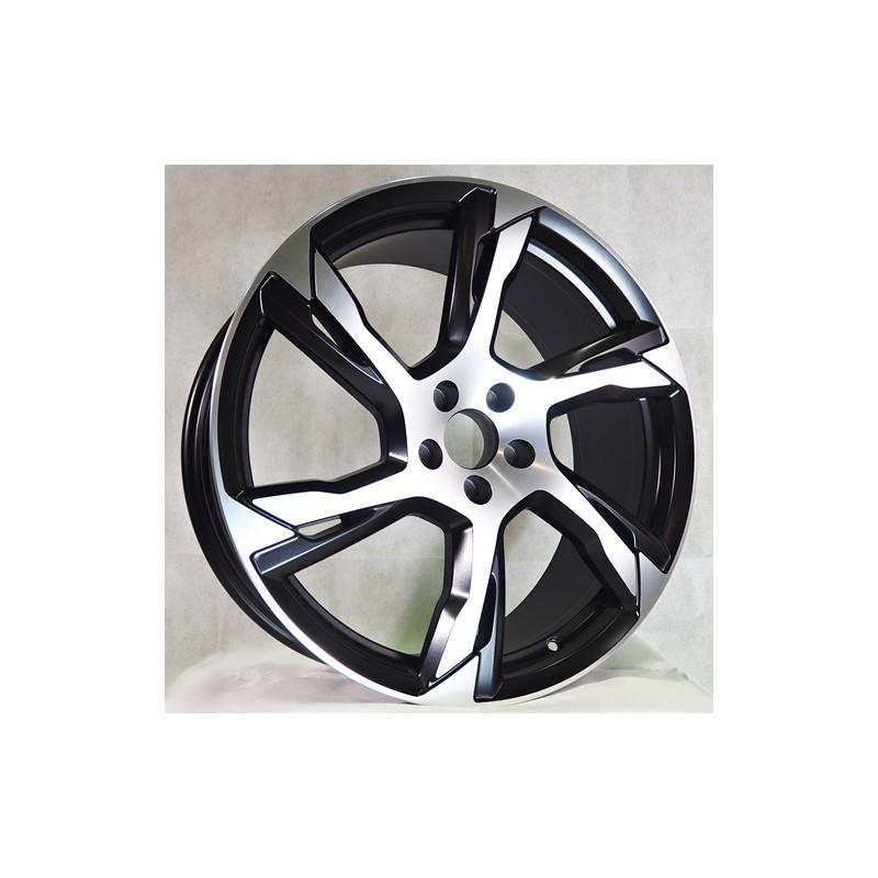 Llanta st wheels manco 9x21 5x108 et45 67.10 black matt face machined