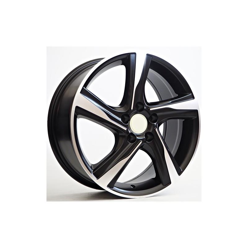 Llanta st wheels murano 7.5x17 5x108 et45 67.10 black matt face machined