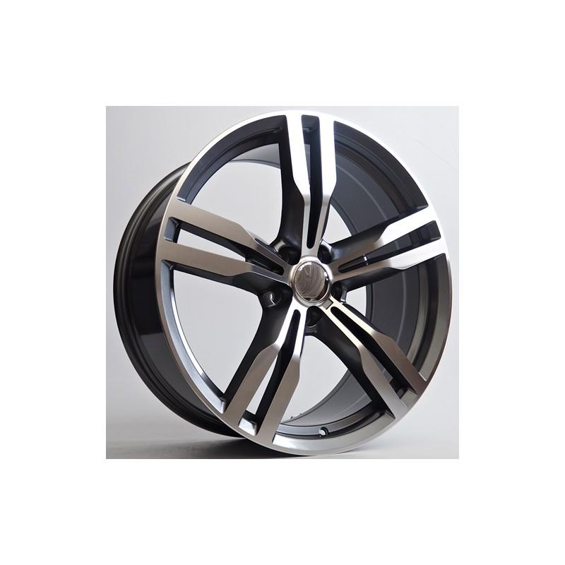 Llanta st wheels capri 8.5x20 5x112 et25 66.56 grey face machined